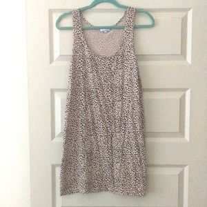 Leopard Print Pink Sundress, Medium